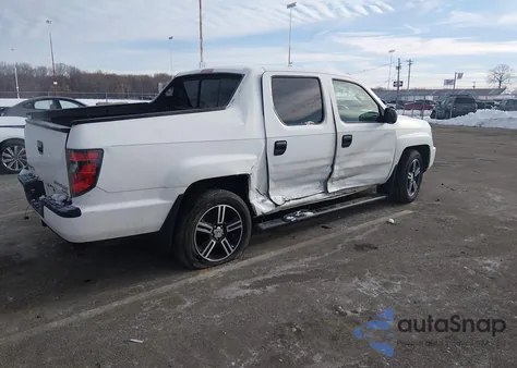 2012 Honda Ridgeline Sport from USA, damaged, VIN 5FPYK1F75CB454068